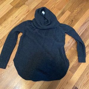 grey turtleneck